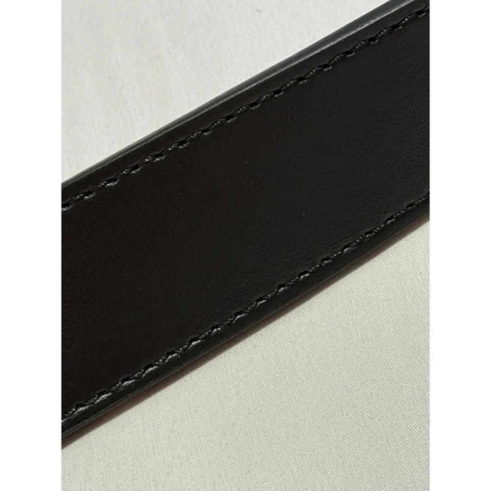 True Religion Reversible Horseshoe Buckle Belt Black/Tan Size 38 NWT